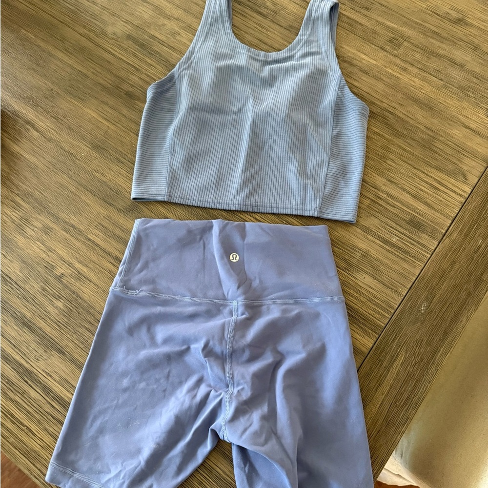 Lululemon Oasis Blue 2 Piece Set